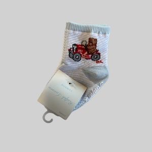 Ralph Lauren Boys Crew Socks, 3 Pack, 0-6M, NWT.